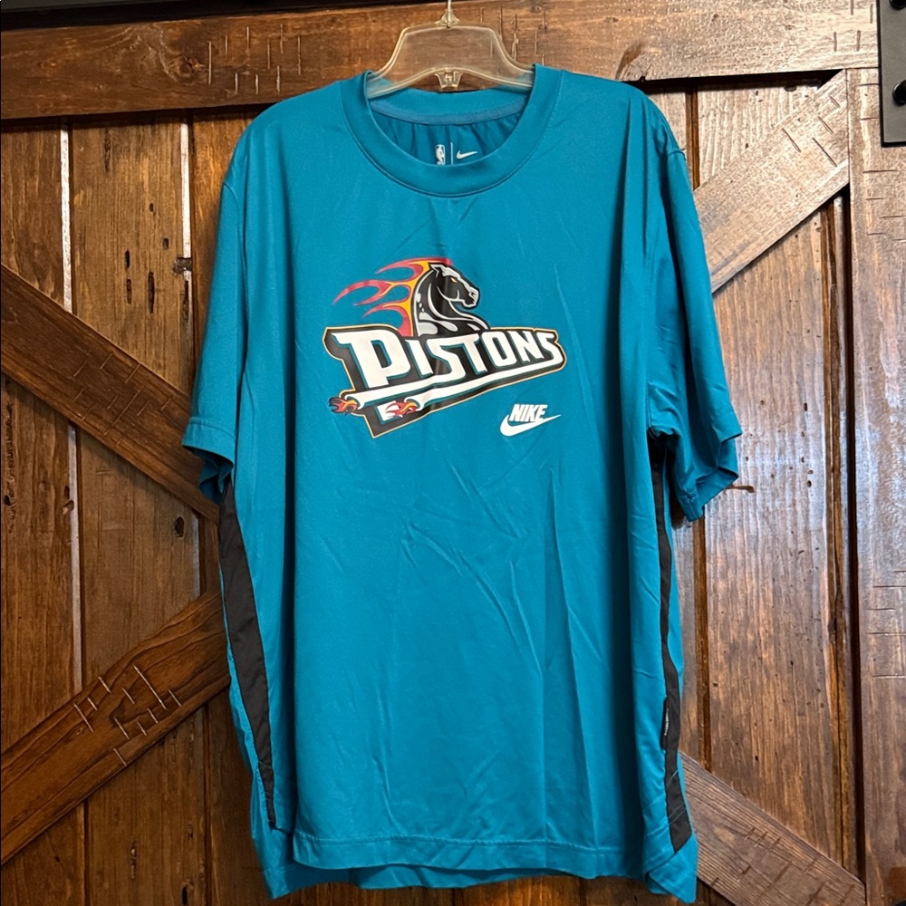 Nike Blue Pistons Graphic Tee